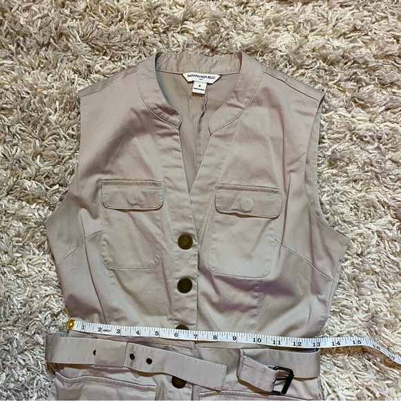 BANANA REPUBLIC Cargo Shift Dress Beige / Taupe Size 0 - Picture 3 of 4